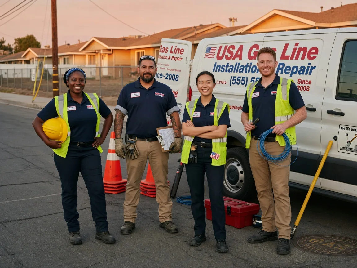 Gas Line Installation company in Leggett, TX